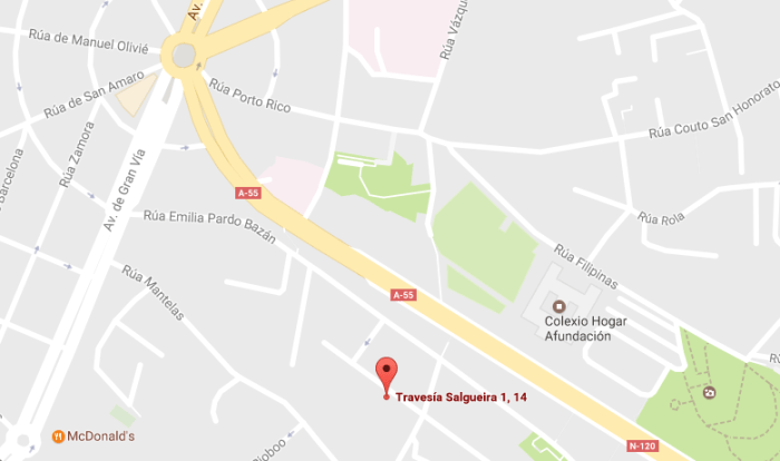 mapa Autos Pena Vigo